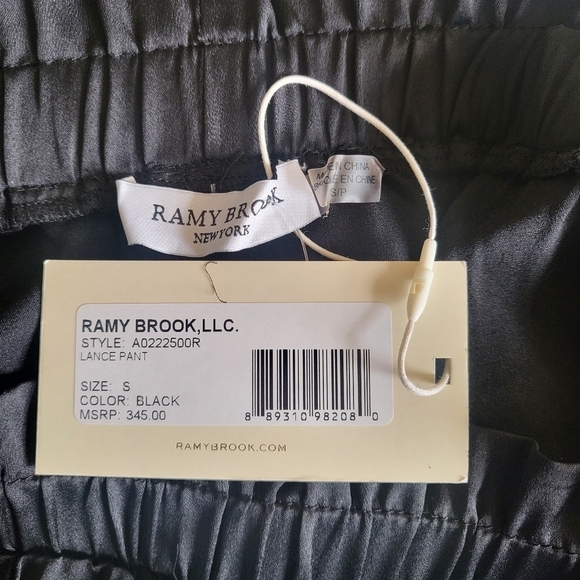New Ramy Brook Lance Pull-On Black Pants NWT Size Small = 2 - 4 US - Picture 10 of 12